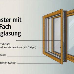 Fenster mit 3-fach Verglasung