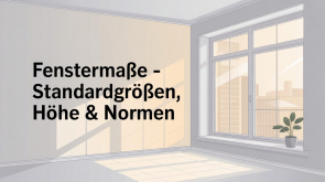 Fenstermaße im Überblick – Standardgrößen, Höhen und DIN-Normen