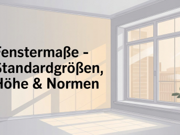 Fenstermaße im Überblick – Standardgrößen, Höhen und DIN-Normen