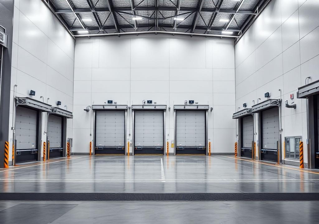 logistics-center mit industrietoren